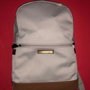 Khaki Tommy Hilfiger backpack